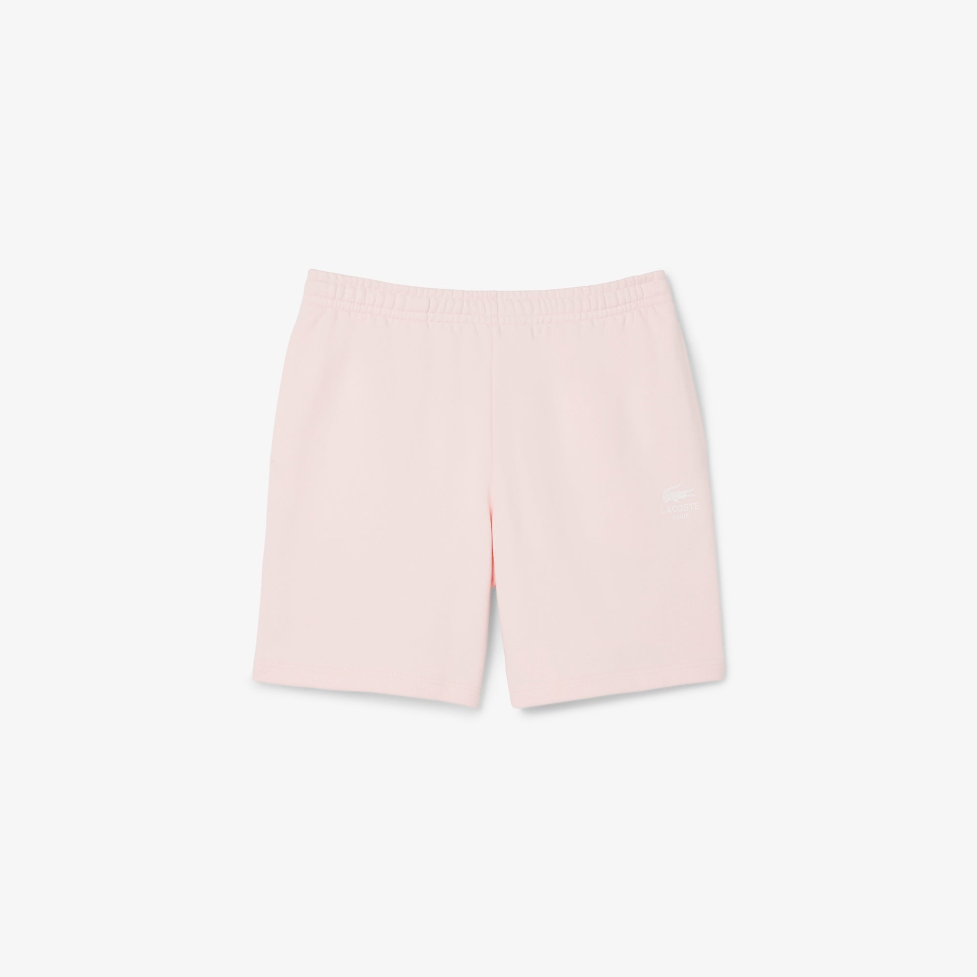 Lacoste Men's Signature Print Cotton Short Set - Light Pink