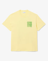 Lacoste Men's Long Branded Short Set - Yellow