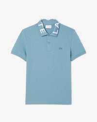Lacoste Men's Slim Fit Branded Polo - Blue PH9538-51-HD9