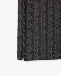 Lacoste Men's Classic Fit Monogram Polo - Black/Dark Gray DH1417-51-4PC