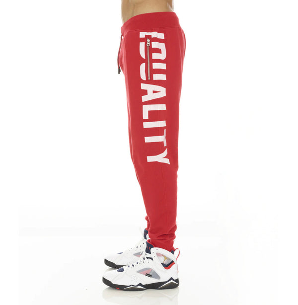 Cult of Individuality Men’s Joggers Red/White