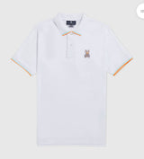 Psycho Bunny Men’s Big & Tall Noah Polo – White