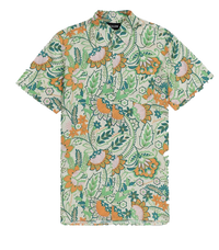 Reason Men’s Floral Garden Button-Up Shirt Multicolor