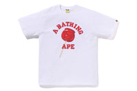 Bape Baby Milo Candy Apples Tee White X Red