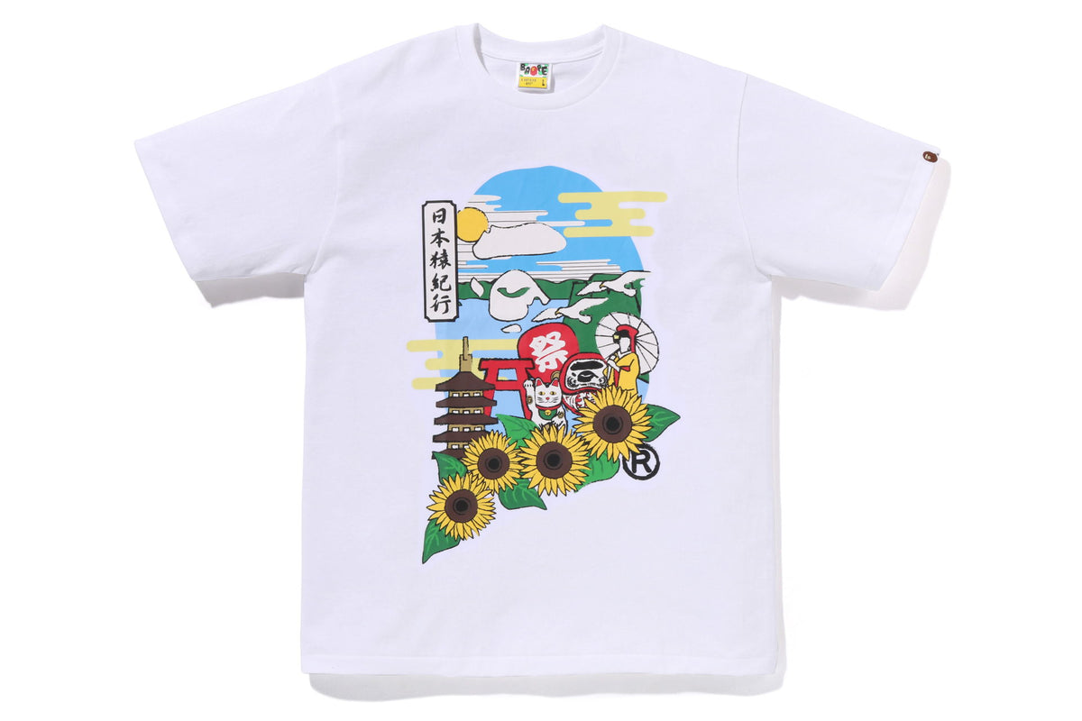 Bape Japan Culture Ape Head Tee White