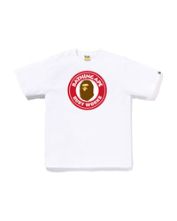 Bape Busy Work Tee White X Red