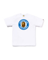 Bape Busy Work Tee White X Royal Blue