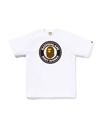 Bape Busy Work Tee White X Black