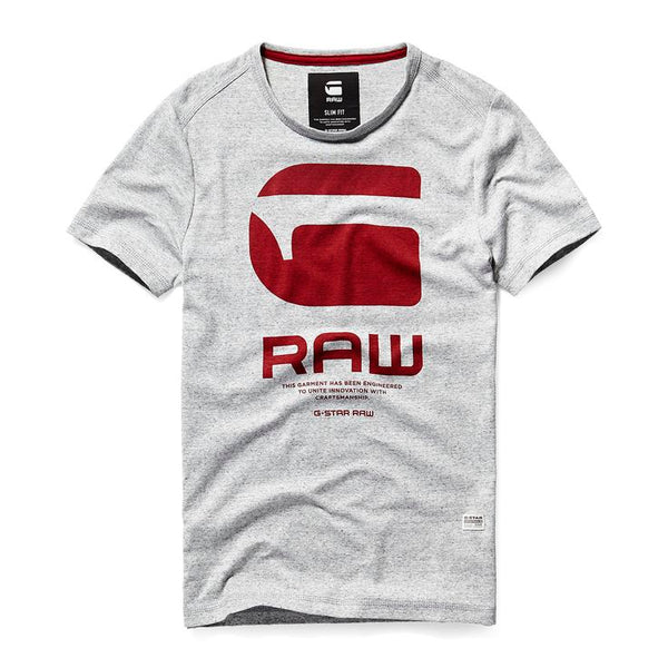 G-Star (grey print crew T-Shirt)