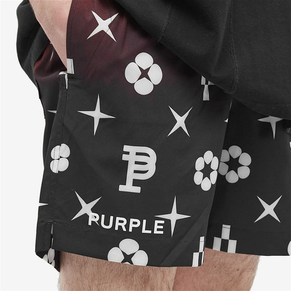 Purple brand (Men’s black bubble Logo Short)