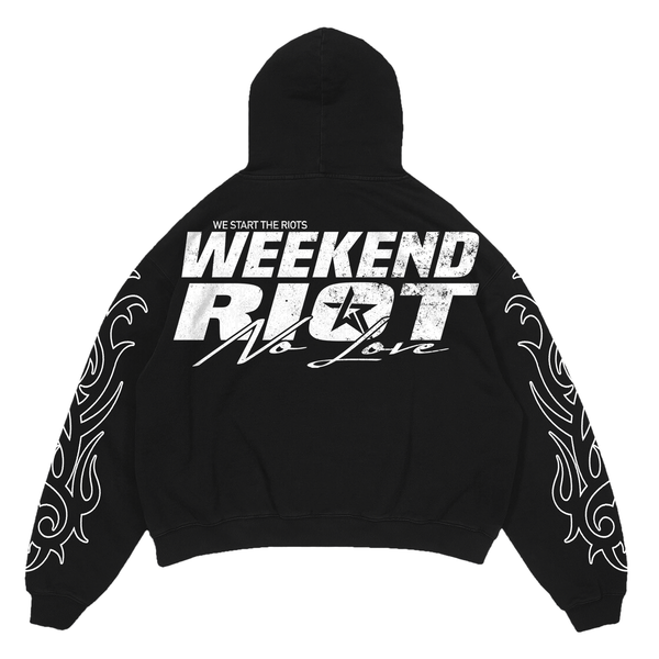 Wknd riot Get money hoodie Black