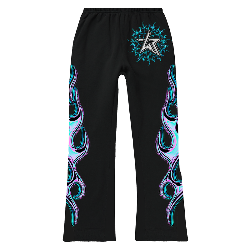 Wknd riot Glass skull jogging set black