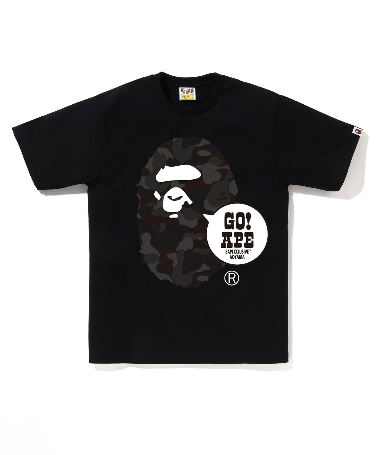 Bape Men’s Bape exclusive Aoyama Ape Head Tee Black