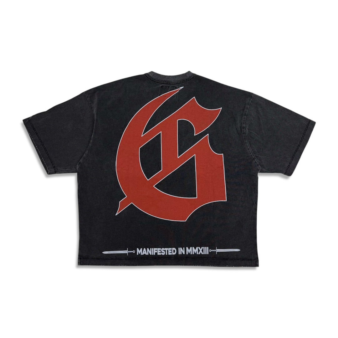 Godspeed Sea Sick Tee Grey Wash