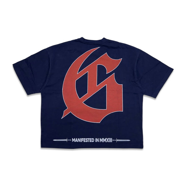 Godspeed Sea Sick T-shirt – Navy Blue