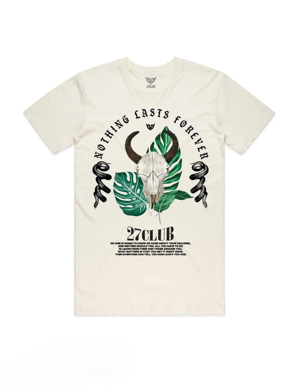 27 Club (Natural "Green Leaves" T-Shirt)