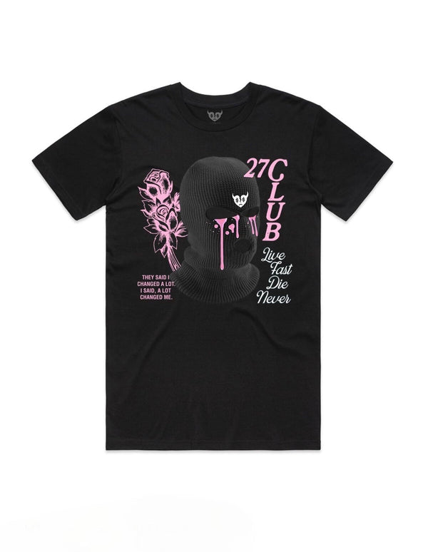 27 Club (Black "Ski Heart Will Flourish" T-Shirt)