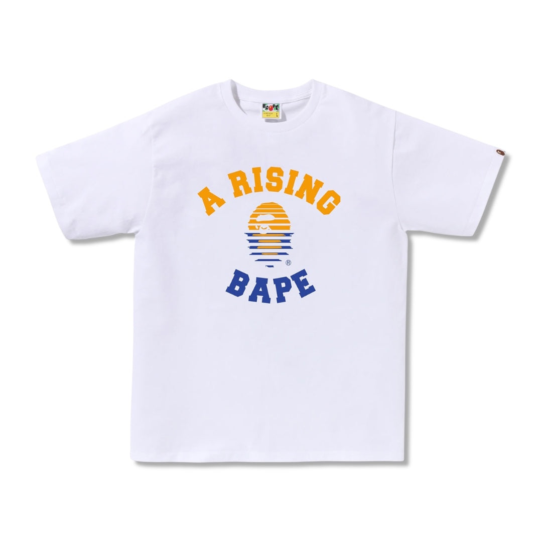 Bape Men's A Rising Bape Tee White