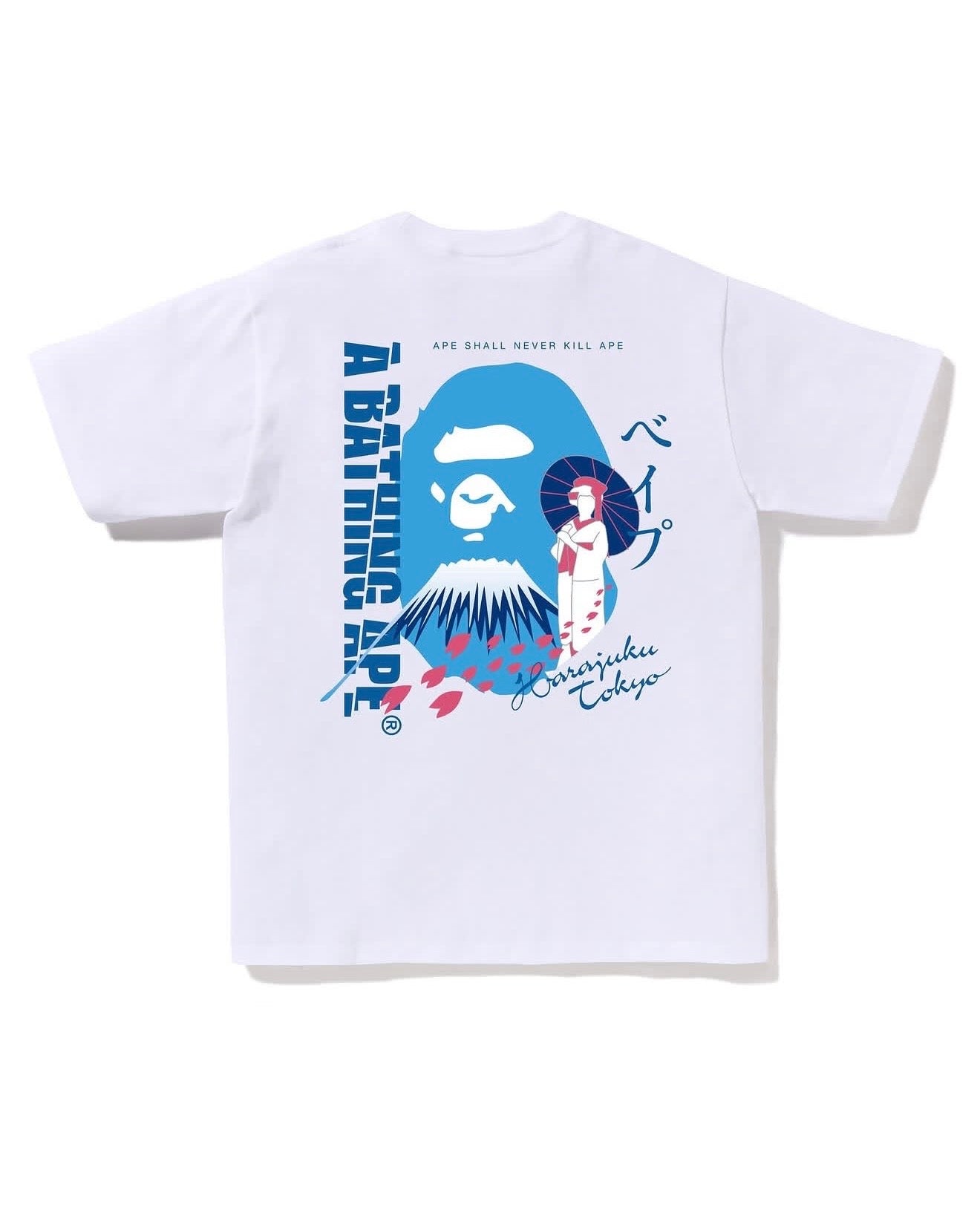 Bape Japan Souvenir Big Ape Head Tee White