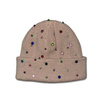 Rhinestone Pearls Multicolor Beanies