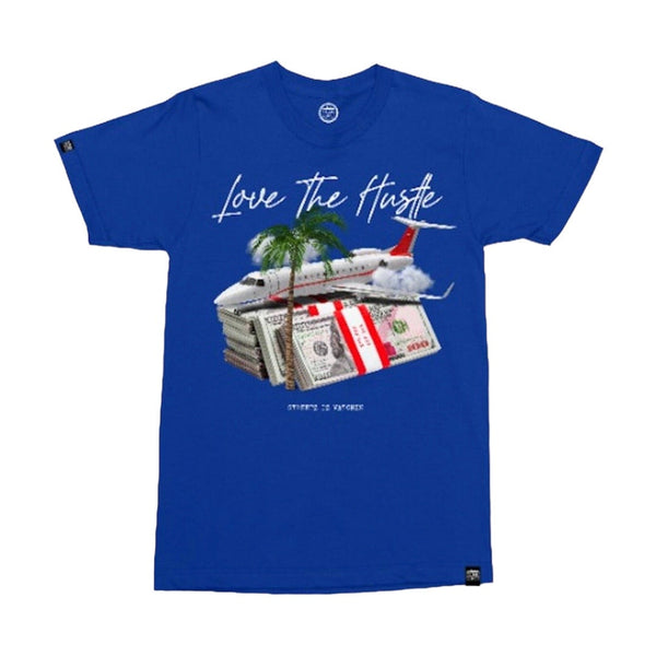 Streetz iz Watchin (Royal blue "Love the hustle" T-Shirt)