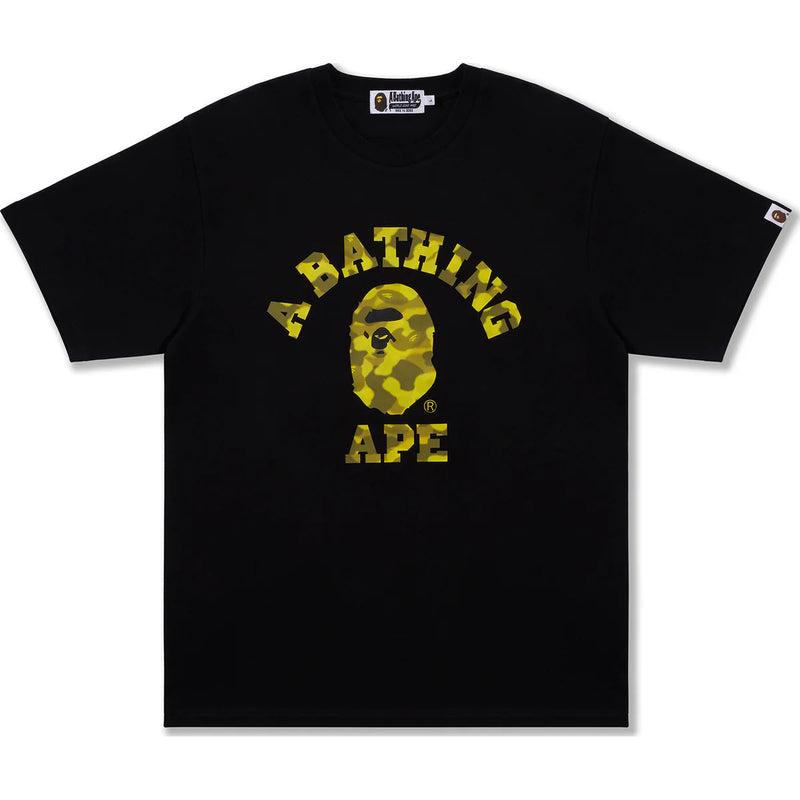 Bape (Men's Black Radiation Camo College Tee)