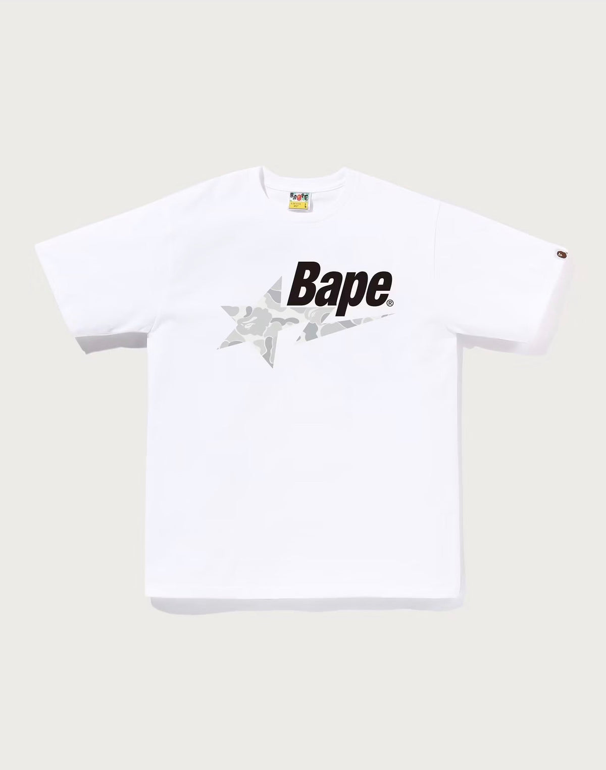 Bape Camo Sta Tee White X Grey