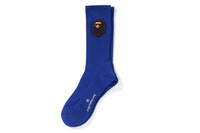 Bape Ballon Yarn Ape Head Socks Royal blue