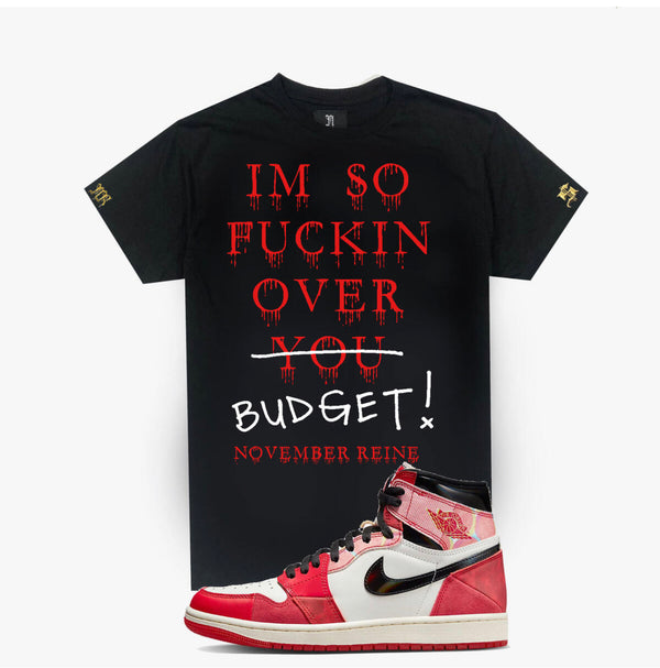 November Reine (Black / Red "Budget" T-Shirt)