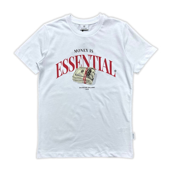 Salvatore Galliano (White "Money is Essential" T-Shirt)