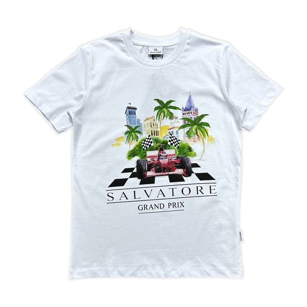 Salvatore Galliano (White "Grand Prix" T-Shirt)