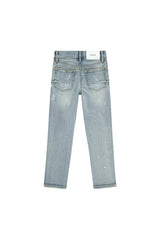 Purple Brand Kids' Paint Repair Jeans Light Indigo