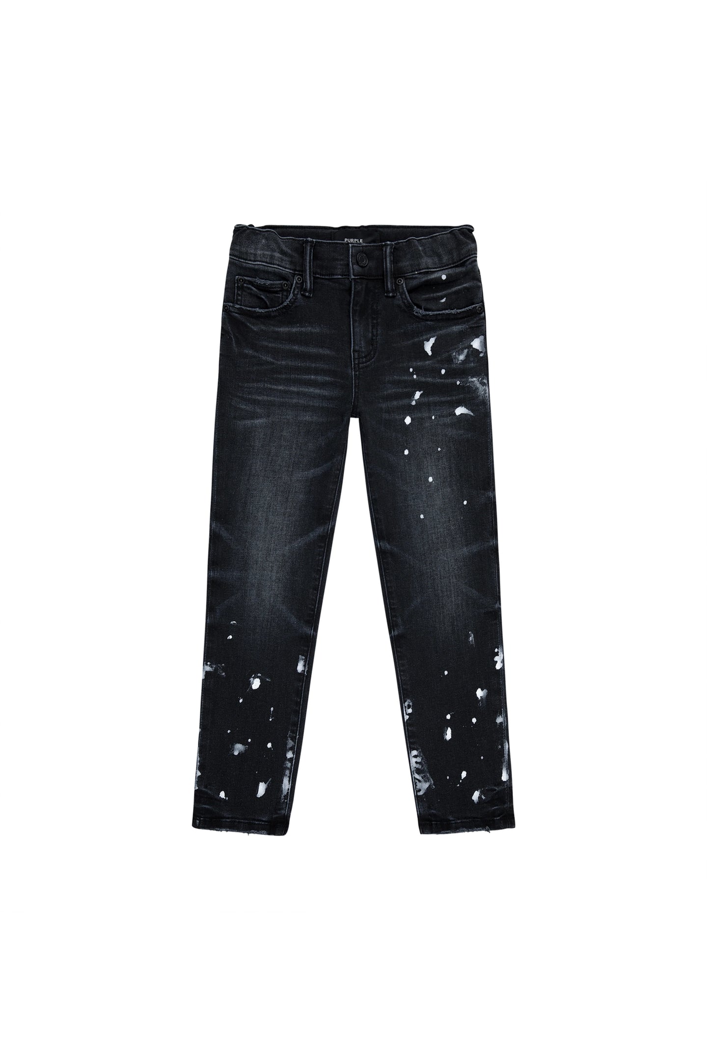 Purple Brand Kids' Paint Repair Jeans Black