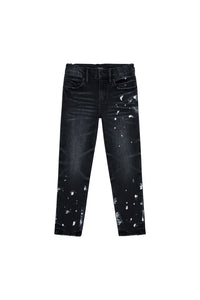 Purple Brand Kids' Paint Repair Jeans Black