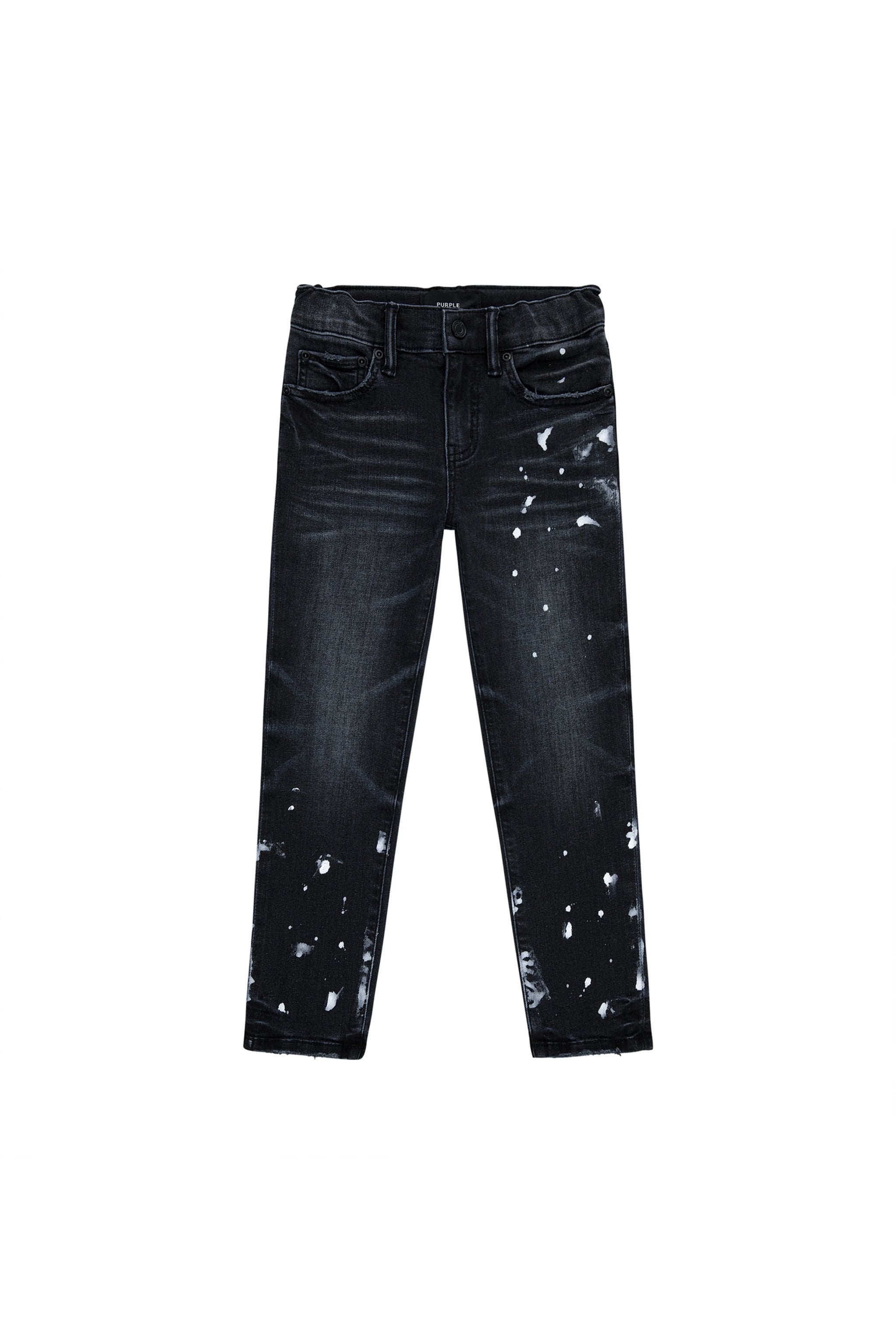Purple Brand Kids' Paint Repair Jeans Black