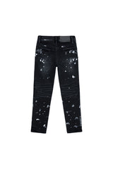 Purple Brand Kids' Paint Repair Jeans Black
