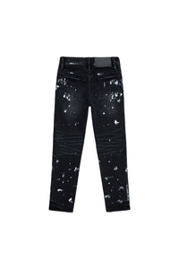 Purple Brand Kids' Paint Repair Jeans Black