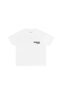 Purple Brand Kids Painted Wordmark Tee White