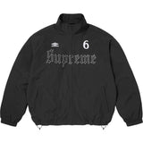 Supreme X Umbro Rhinestone Track Jacket Black