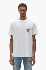 Purple brand blurred tee white