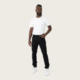 Smoke Rise Authentic Washed Jeans Jet Black