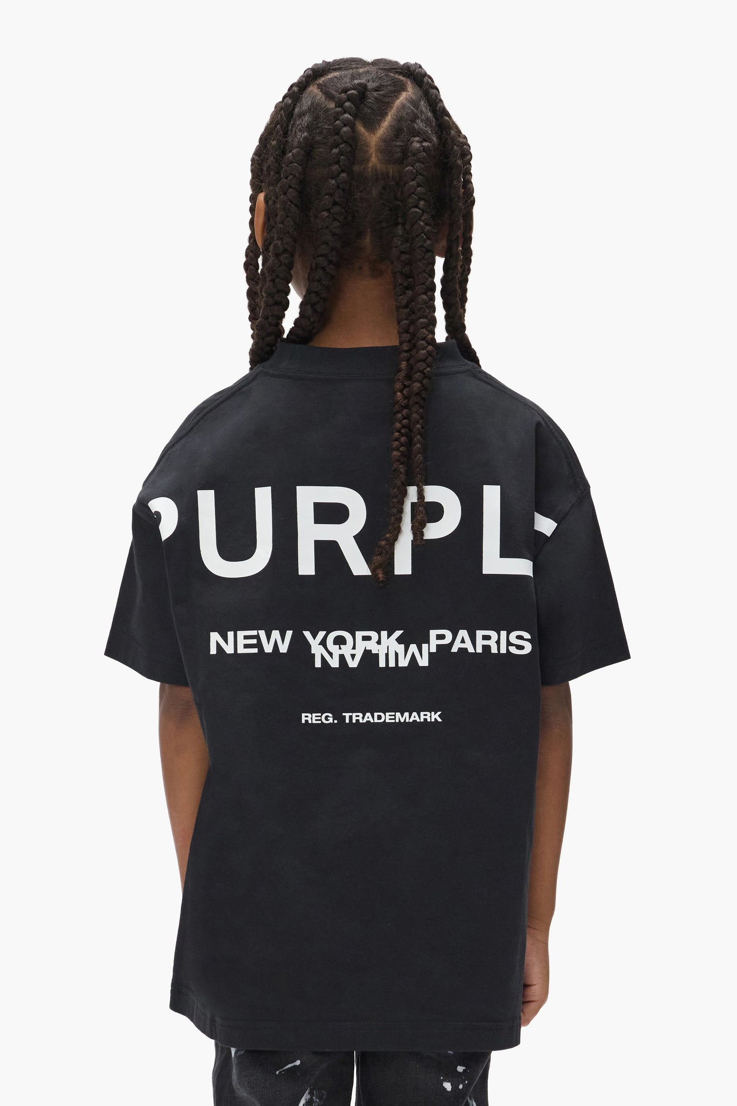 Purple Brand Kids' Cities Tee Black