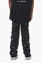 Purple Brand Kids' Paint Repair Jeans Black