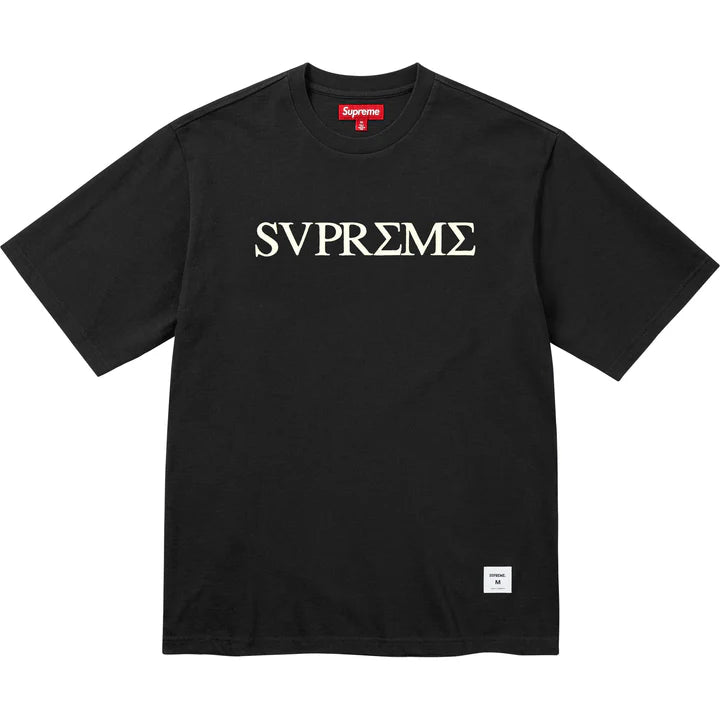 Supreme Greek Tee Black