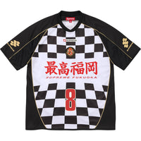 Supreme Checkerboard Soccer Jersey Black