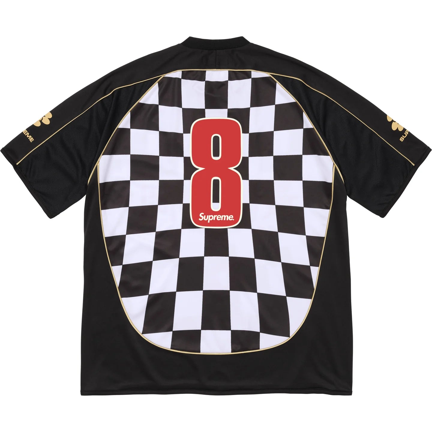 Supreme Checkerboard Soccer Jersey Black