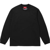 Supreme Intarsia L/S Tee Black