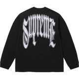 Supreme Intarsia L/S Tee Black