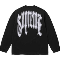 Supreme Intarsia L/S Tee Black