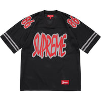 Supreme Reflective Football Jersey Black
